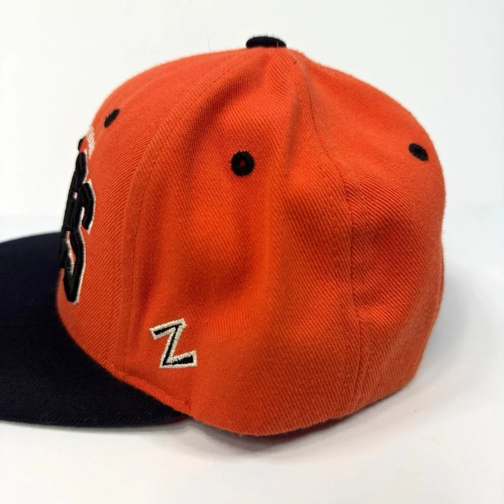 Vintage Carson Newman‎ Eagles Trucker Hat Mens Snapback Adjustable Orange